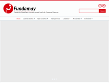 Tablet Screenshot of fundamay.org